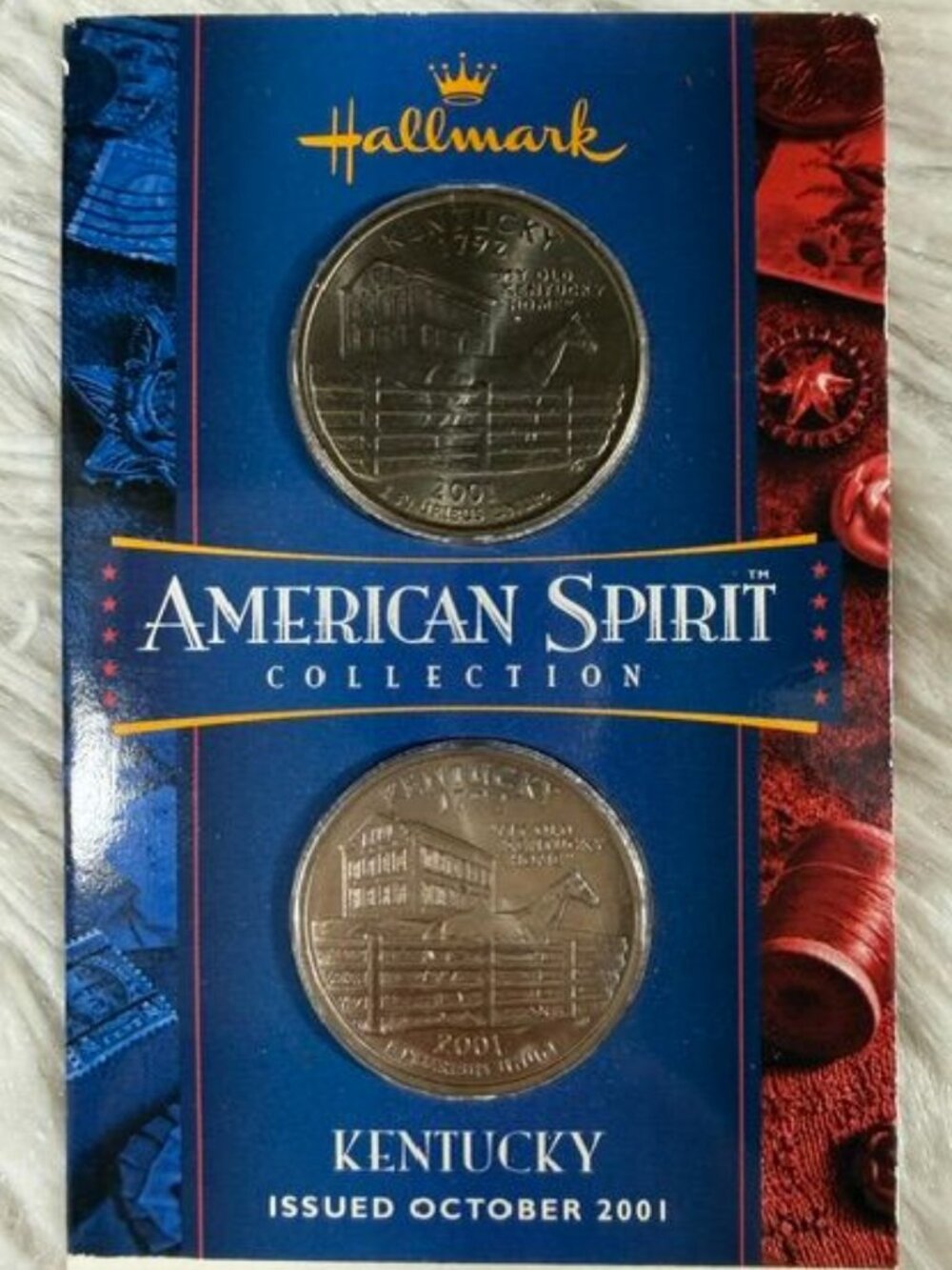 Vintage Hallmark KENTUCKY American Spirit Collection Quarter Dollars